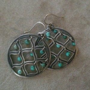 Silpada Sterling Silver  turquoise earrings